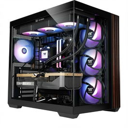 Thermaltake V380A - Ordenador Gaming AMD Ryzen 7 7800X3D, 64GB RAM, 1TB SSD, RTX 5090 32GB, Windows 11 Pro