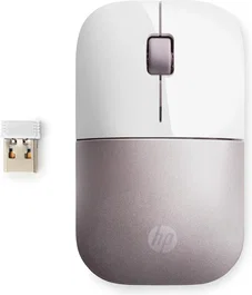 HP Ratón inalámbrico Z3700 Blanco/Rosa