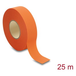 DeLOCK Cinta adhesiva de tela naranja 25 mm x 25 m
