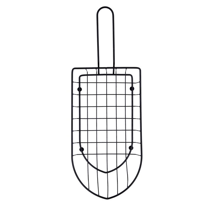 Cesta Barco Metal Gastro Black Quid 23,5x12,5x7,5 cm (24 Unidades)