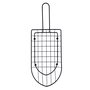 Cesta Barco Metal Gastro Black Quid 23,5x12,5x7,5 cm (24 Unidades)