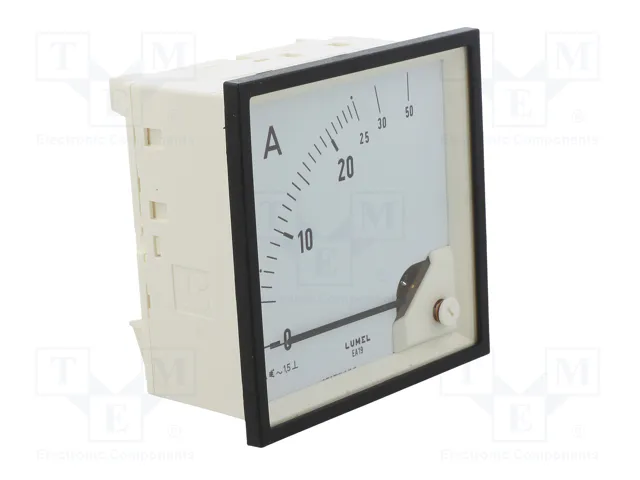 LUMEL EA19N Amperímetro para Panel 0-25A AC True RMS
