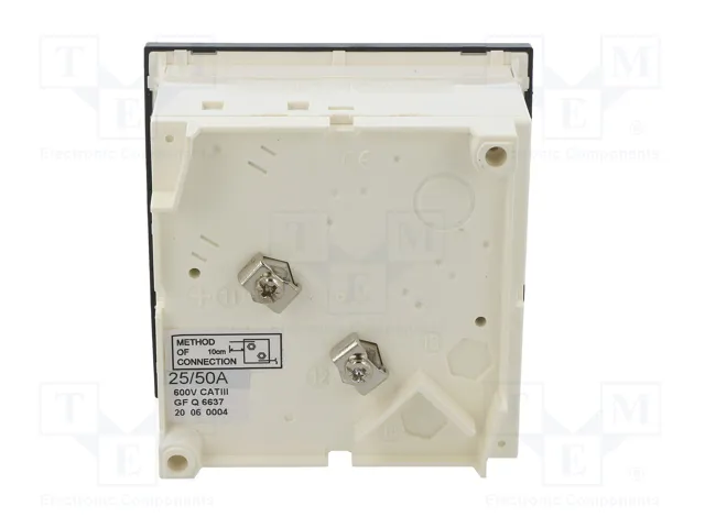 LUMEL EA19N Amperímetro para Panel 0-25A AC True RMS