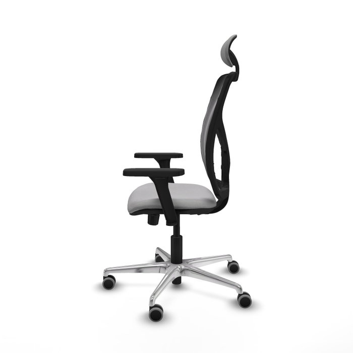 PIQUERAS Y CRESPO Silla de oficina Motilla con mecanismo Sincro/Traslack, Gris claro y Negro PIQUERAS Y CRESPO Silla de oficina Motilla con mecanismo Sincro/Traslack, Gris claro y Negro