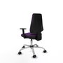 PIQUERAS Y CRESPO Silla de oficina Elche Morada con Brazos 1D