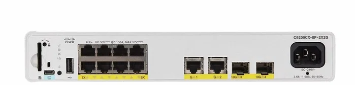 Cisco Catalyst C9200CX-8P-2X2G-A Switch Gestionado L2/L3 con 8 Puertos PoE