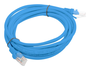 Lanberg Cable de Red Cat6 U/UTP 3m Azul RJ-45