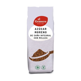 El Granero Integral Azúcar Moreno de Caña Integral con Melaza 1kg Pack 12 Unidades