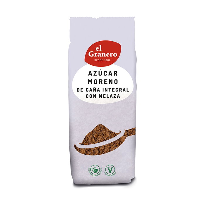 El Granero Integral Azúcar Moreno de Caña Integral con Melaza 1kg Pack 12 Unidades El Granero Integral Azúcar Moreno de Caña Integral con Melaza 1kg Pack 12 Unidades