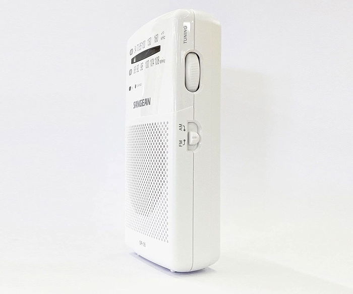 SANGEAN Radio Portátil AM/FM, Color Blanco