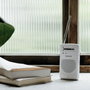 SANGEAN Radio AM/FM Portátil, Blanco, Reproducción de AM y FM, Radio con Sonido Claro