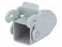 ILME Carcasa HDC tamaño 21.21 para conducto, recta, gris
