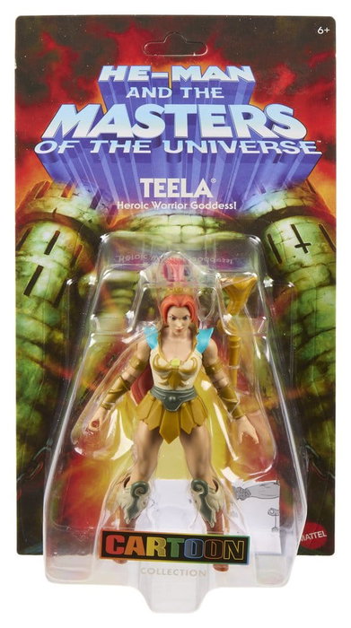 MATTEL Figura Teela Cartoon Collection Origins Masters of the Universe 14cm
