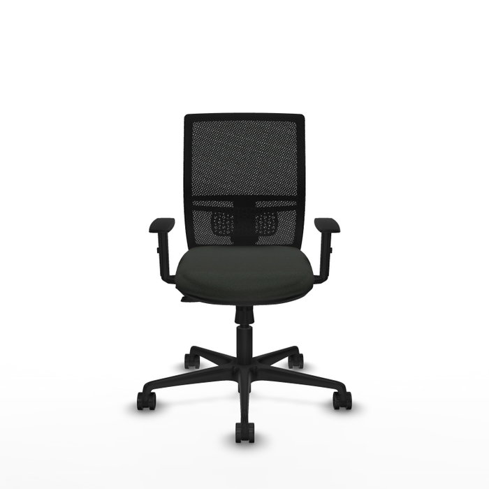PIQUERAS Y CRESPO Silla de oficina Yunquera con mecanismo Sincro/Traslack color Negro PIQUERAS Y CRESPO Silla de oficina Yunquera con mecanismo Sincro/Traslack color Negro
