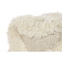 DKD Home Decor Reposapiés de Lana y Madera Crudo