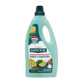 Sanytol Limpiador Desinfectante Suelos y Superficies Limón 1200 ml Neutro