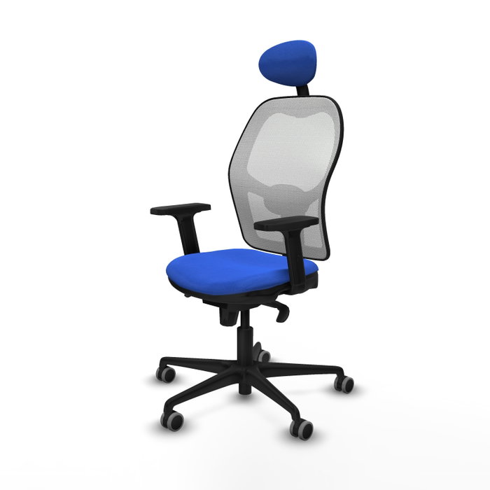PIQUERAS Y CRESPO Silla de oficina Jorquera Azul y Blanco PIQUERAS Y CRESPO Silla de oficina Jorquera Azul y Blanco