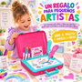 Jugatoys - ponteguap@ Maletín de dibujo con rotuladores, plantillas y aérografo