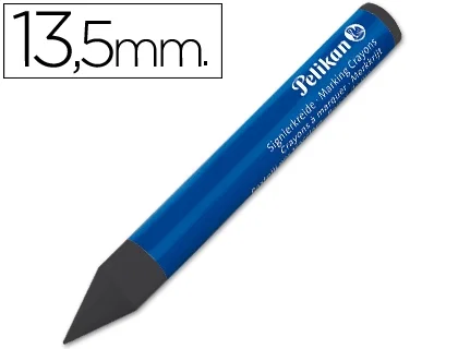 Pelikan Cera Marcadora Dura 762 Negro (Caja de 12)