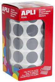 APLI Gomets Círculo Ø 20 mm Gris 1.770 uds