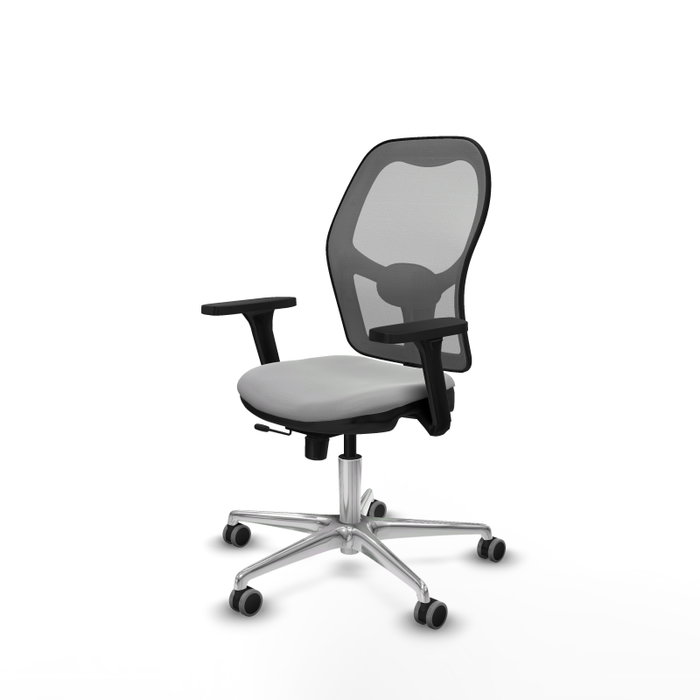 PIQUERAS Y CRESPO Silla de oficina Jorquera Gris con mecanismo Sincro/Traslack