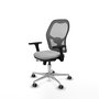 PIQUERAS Y CRESPO Silla de oficina Jorquera Gris con mecanismo Sincro/Traslack