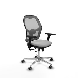 PIQUERAS Y CRESPO Silla de oficina Jorquera Gris con mecanismo Sincro/Traslack
