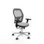 PIQUERAS Y CRESPO Silla de oficina Jorquera Gris con mecanismo Sincro/Traslack