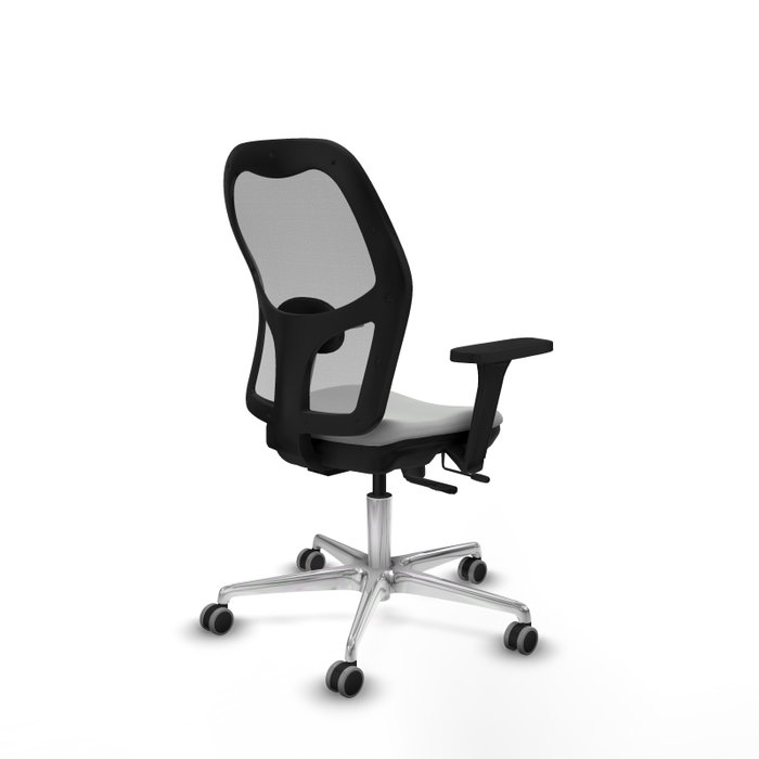 PIQUERAS Y CRESPO Silla de oficina Jorquera Gris con mecanismo Sincro/Traslack