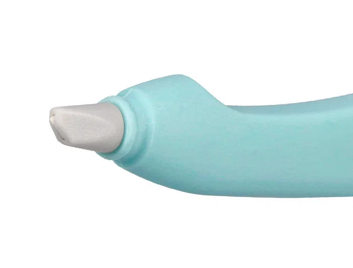 Q-connect Bisturí Plástico para Cortar Papel, Cuchilla Cerámica XD-119, Mango Ergonómico, 1 Unidad