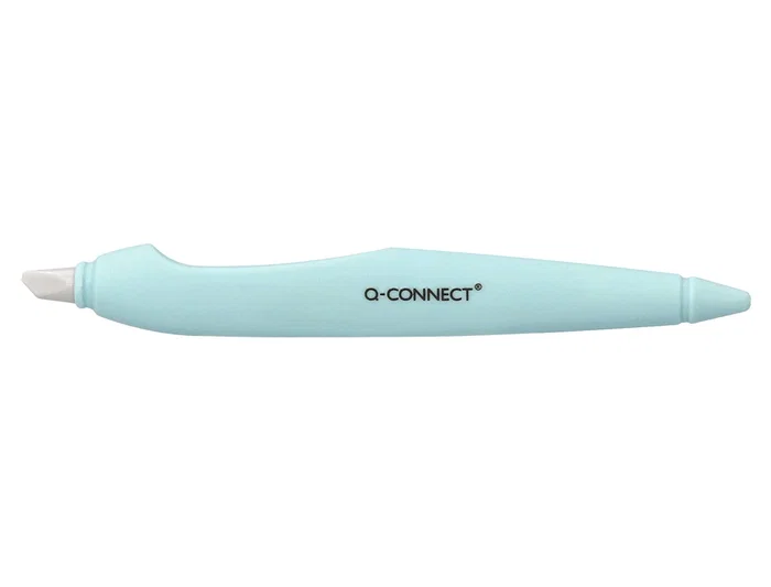 Q-connect Bisturí Plástico para Cortar Papel, Cuchilla Cerámica XD-119, Mango Ergonómico, 1 Unidad