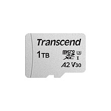 Transcend SDXC USD300S-A 1TB Tarjeta microSD, 100MB/s Lectura, 85MB/s Escritura con Adaptador, Clase 10, U3, V30, A2 Transcend SDXC USD300S-A 1TB Tarjeta microSD, 100MB/s Lectura, 85MB/s Escritura con Adaptador, Clase 10, U3, V30, A2