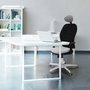 PIQUERAS Y CRESPO Silla de oficina Jorquera Gris oscuro y Blanco