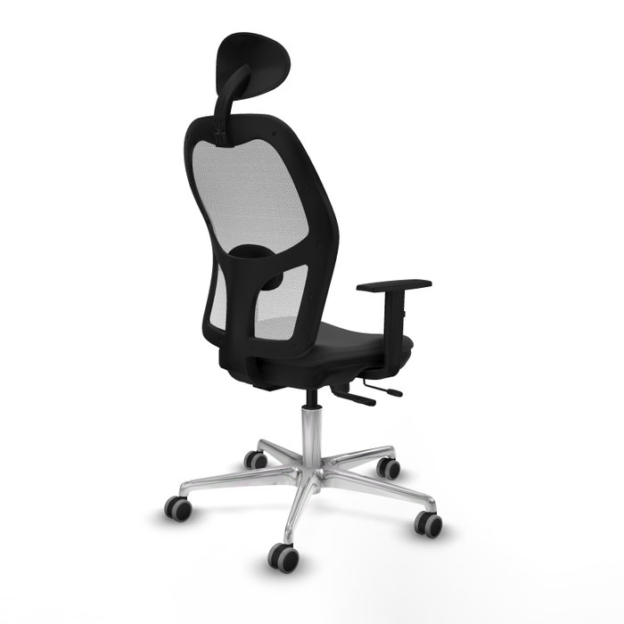 PIQUERAS Y CRESPO Silla de oficina Jorquera Gris oscuro y Blanco