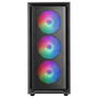 Mars Gaming MC-Air ATX Caja PC Gaming Mid-Tower con Ventana de Cristal Templado, 4 Ventiladores RGB, Gestión de Cables, Compatible con Placa Base ATX/Micro-ATX/Mini-ITX