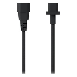 Ubiquiti UACC-Cable-C13-C14 Cable de Alimentación IEC, 1.8m, C13 a C14, 250V 10A, Negro