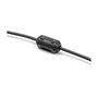 DeLOCK 80943 Núcleo de ferrita para cables redondos 3,5 mm, 2 piezas, negro