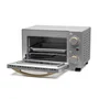 Orbegozo HO 995 Horno Tostador 10 L, 800 W, Parrilla, Selector Calor Superior/Inferior, Puerta Doble Cristal, Temporizador 30 Min, 2 Barras Calefactoras, Gris