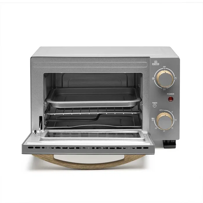 Orbegozo HO 995 Horno Tostador 10 L, 800 W, Parrilla, Selector Calor Superior/Inferior, Puerta Doble Cristal, Temporizador 30 Min, 2 Barras Calefactoras, Gris Orbegozo HO 995 Horno Tostador 10 L, 800 W, Parrilla, Selector Calor Superior/Inferior, Puerta Doble Cristal, Temporizador 30 Min, 2 Barras Calefactoras, Gris