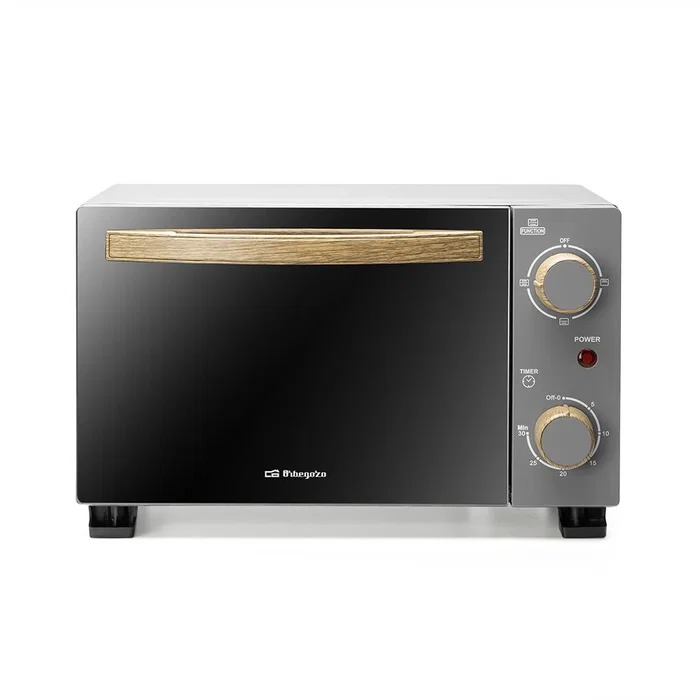 Orbegozo HO 995 Horno Tostador 10 L, 800 W, Parrilla, Selector Calor Superior/Inferior, Puerta Doble Cristal, Temporizador 30 Min, 2 Barras Calefactoras, Gris Orbegozo HO 995 Horno Tostador 10 L, 800 W, Parrilla, Selector Calor Superior/Inferior, Puerta Doble Cristal, Temporizador 30 Min, 2 Barras Calefactoras, Gris