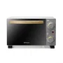 Orbegozo HO 995 Horno Tostador 10 L, 800 W, Parrilla, Selector Calor Superior/Inferior, Puerta Doble Cristal, Temporizador 30 Min, 2 Barras Calefactoras, Gris