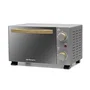Orbegozo HO 995 Horno Tostador 10 L, 800 W, Parrilla, Selector Calor Superior/Inferior, Puerta Doble Cristal, Temporizador 30 Min, 2 Barras Calefactoras, Gris