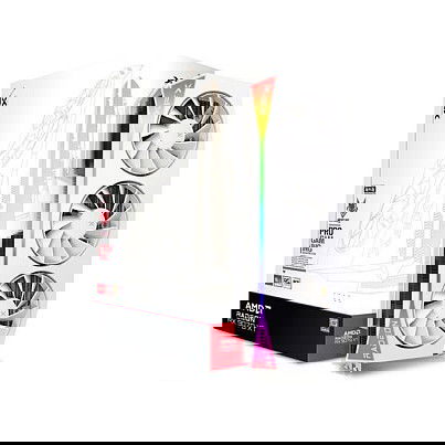 XFX RX 9070 XT 16GB GDDR6 3 Fan Gaming RGB OC White