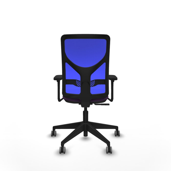 PIQUERAS Y CRESPO Silla de oficina Motilla con mecanismo Sincro, Morado y Azul PIQUERAS Y CRESPO Silla de oficina Motilla con mecanismo Sincro, Morado y Azul