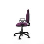 PIQUERAS Y CRESPO Silla de oficina Algarra, Similpiel Morado, Contacto permanente