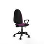 PIQUERAS Y CRESPO Silla de oficina Algarra, Similpiel Morado, Contacto permanente