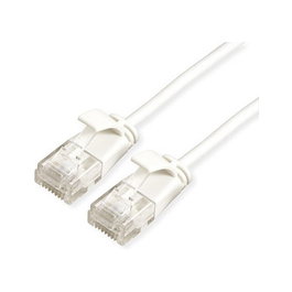 ROLINE GREEN Patchkabel Cat.6A U/UTP 1,5 m Blanco