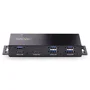 StarTech.com Hub USB Industrial HB31C5A2CME de 7 Puertos (5x USB-A y 2x USB-C) 10 Gbps Negro
