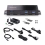 StarTech.com Hub USB Industrial HB31C5A2CME de 7 Puertos (5x USB-A y 2x USB-C) 10 Gbps Negro