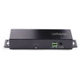 StarTech.com Hub Industrial USB 3.2 Gen 2 de 7 Puertos (5x USB-A + 2x USB-C) 10Gbps con Alimentacion y Montaje DIN | Negro